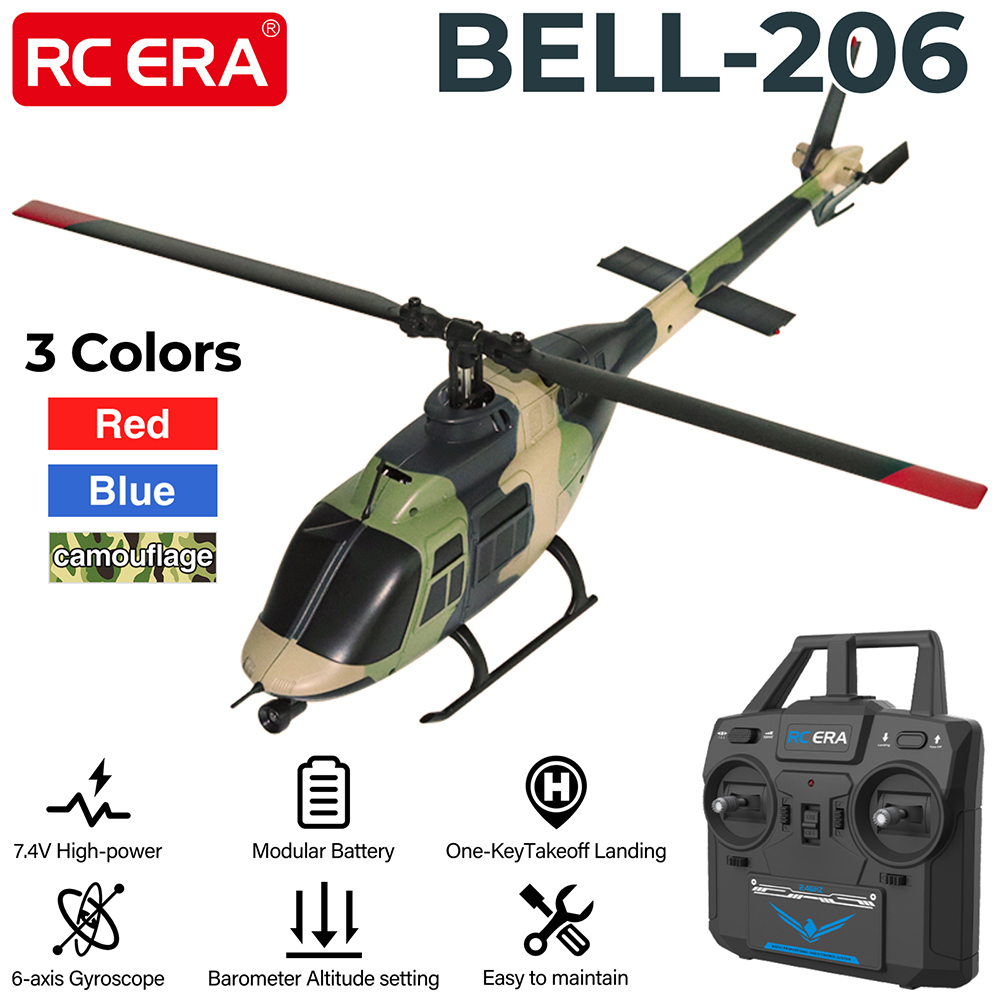 Rc Helicopter Nitro - RC ERA RC Helikopter 1:33 Bell-206