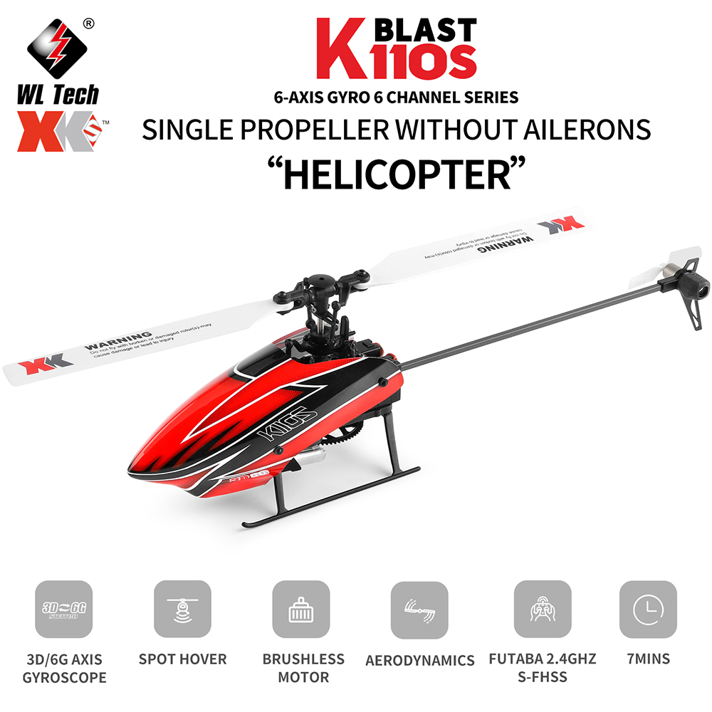 Wltoys XK K110S 6CH 3D 6G sist - Rc Helicopter Nitro incelemesi ve fiyatı
