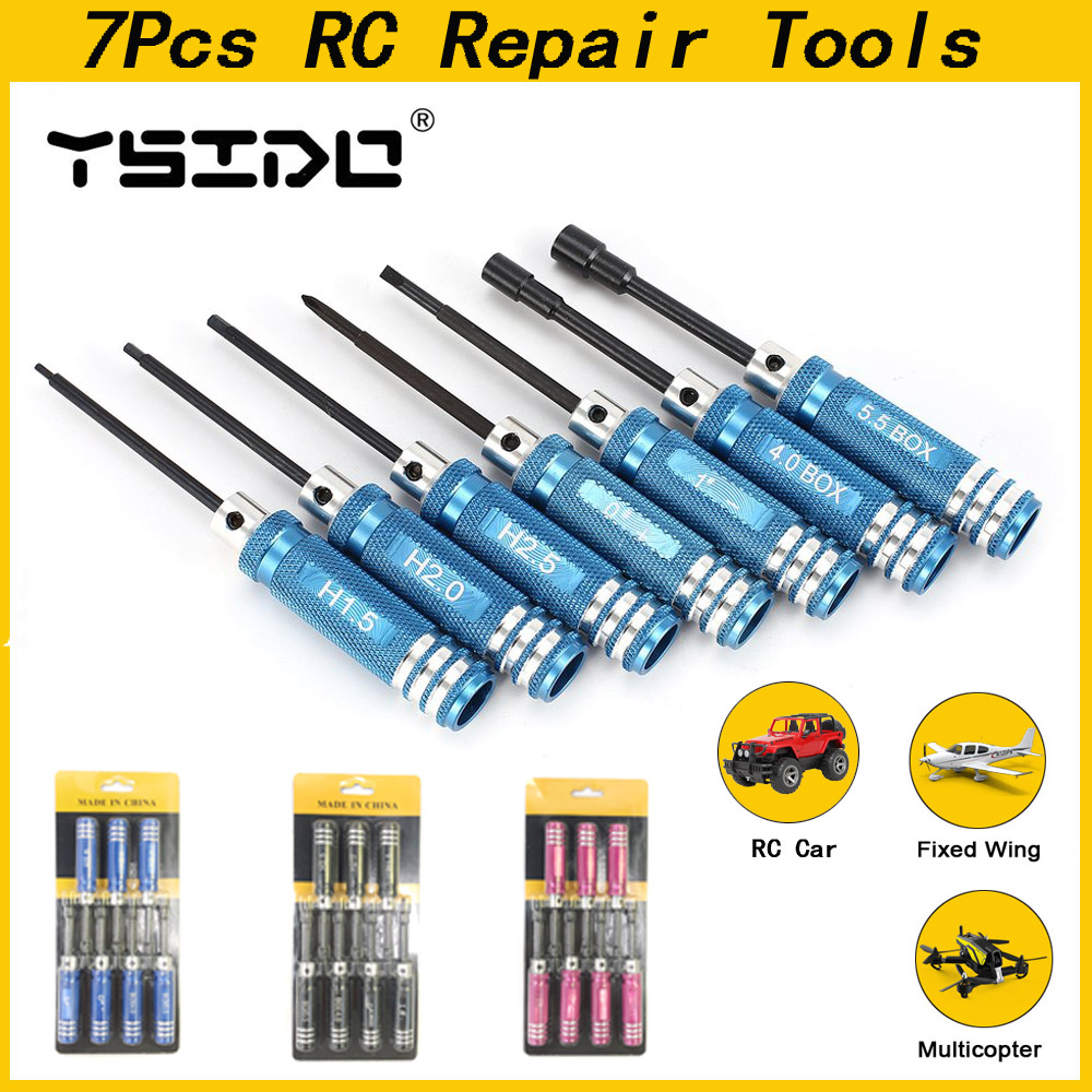 YSIDO 7 Adet 1.5 2.0 2.5mm Hex - Rc Helicopter Tool Kit incelemesi ve fiyatı